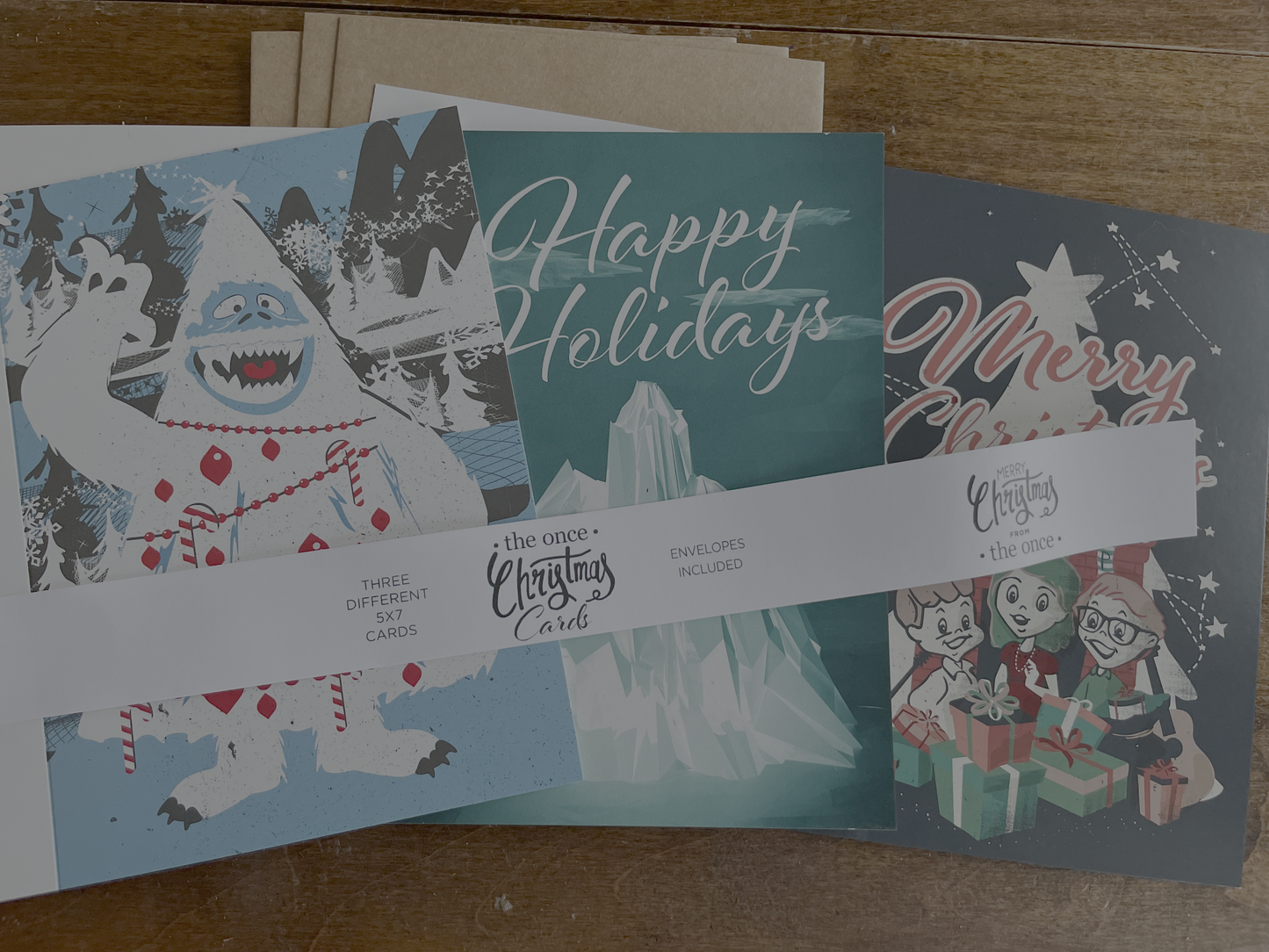 The Once Christmas Cards (3-pack or single)